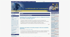 Desktop Screenshot of biblioboutik-osteo4pattes.eu